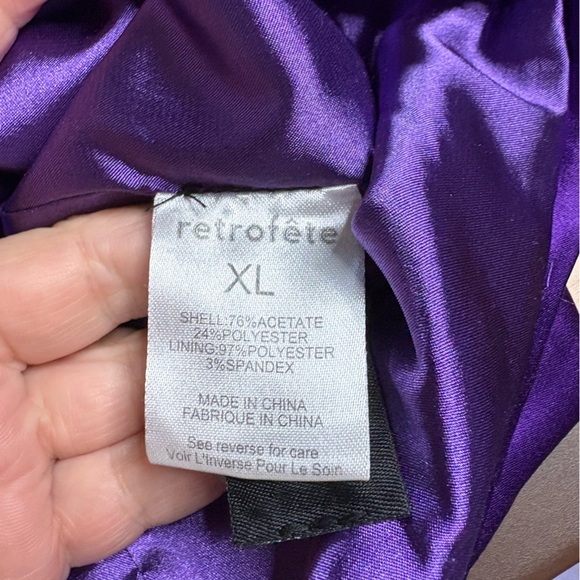 Retrofete- Janessa Ultra Mini Dress. Size XL - Picture 5 of 11